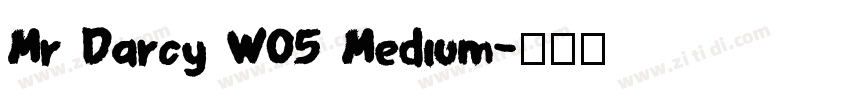 Mr Darcy W05 Medium字体转换